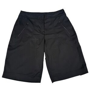 Tail Tech Golf Shorts Womens Size 4 Black Bermuda Stretch Zip Pockets Athletic
